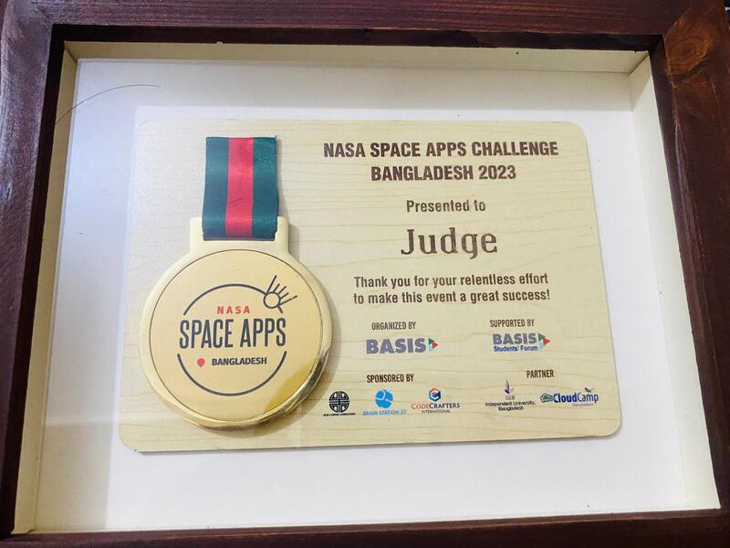NASA Space Apps — Galactic Local Judge gallery image 2